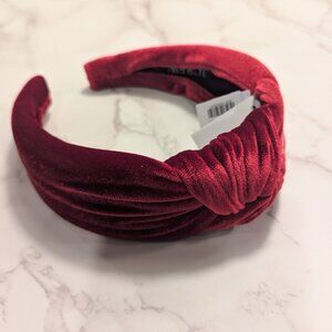 J.Crew Velvet Knot Headband